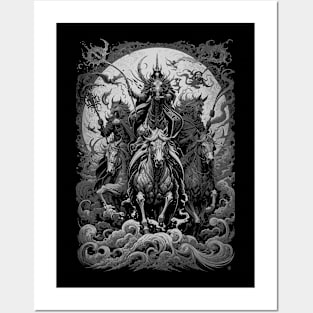 Horsemen of the Apocalypse Engrave art Posters and Art